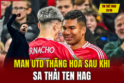 Tin thể thao 31/10: MU thăng hoa sau khi sa thải Ten Hag