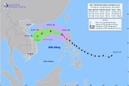 Bão Man-yi đi vào khu vực Bắc Biển Đông, trở thành bão số 9 trong năm