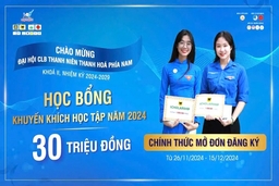 Mở đơn đăng ký xét duyệt học bổng khuyến học thanh niên Thanh Hóa phía Nam năm 2024 do Công ty Cổ phần Phân bón Bình Điền tài trợ