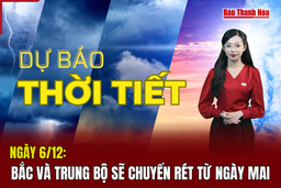 Dự báo thời tiết 6/12: Bắc và Trung Bộ sẽ chuyển rét từ ngày mai