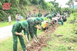 Bức tranh nông thôn mới thắm sắc màu áo Bộ đội Cụ Hồ