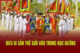 Đưa Di sản thế giới vào trong học đường