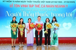 Tôn vinh bác sỹ và trao giải Cuộc thi viết Người thầy thuốc trong tôi lần 3