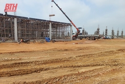 Hậu Lộc đầu tư xây dựng hạ tầng cụm công nghiệp Liên Hoa