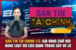 Bản tin Tài chính 1/5: Giá vàng chờ đợi hàng loạt dữ liệu quan trọng sắp hé lộ