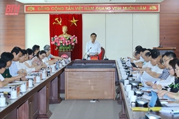 Bí thư Tỉnh ủy Nguyễn Doãn Anh làm việc với TP Thanh Hóa về chuẩn bị kết thúc đơn vị hành chính cấp huyện