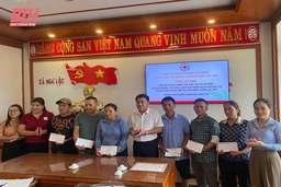 Hội Chữ thập đỏ tỉnh trao hỗ trợ sinh kế và xây nhà ở cho ngư dân nghèo  