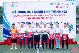 Khai mạc Giải Bóng đá 7 người tỉnh Thanh Hoá - Cúp Doanh Nhân Trẻ lần thứ II - 2025