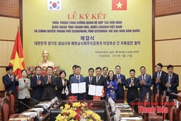 Thanh Hóa - Seongnam: Hướng tới tương lai bền vững