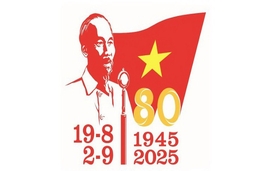 Mẫu logo chính thức cho các hoạt động kỷ niệm 80 năm Cách mạng tháng 8, Quốc khánh