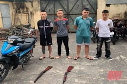 Bắt giữ các đối tượng sử dụng súng bắn vào nhà người dân để “cảnh cáo” vì không chịu nhường nhịn trong đấu thầu đất