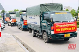 Chuyến hàng đầu tiên của TP Thanh Hóa đến Cảng Nghi Sơn “Hướng về thành phố mang tên Bác”