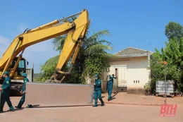 Thị xã Nghi Sơn cưỡng chế GPMB để thực hiện Dự án nhà máy nhiệt điện Công Thanh