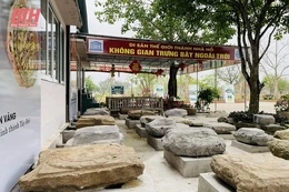 Độc đáo không gian trưng bày ngoài trời tại Di sản văn hóa thế giới Thành nhà Hồ 
