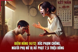 Điểm nóng 14/12: Xúc phạm chồng, người phụ nữ bị xử phạt 7,5 triệu đồng