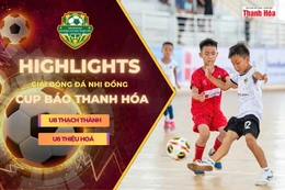 [HIGHLIGHT] Bán kết U8 Thạch Thành - U8 Thiệu Hoá | Giải bóng đá nhi đồng Báo Thanh Hóa - Cúp Xi măng Long Sơn năm 2025