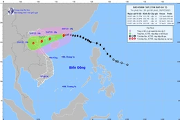 Bão số 3 giảm cấp, cách Quảng Ninh - Hải Phòng khoảng 480km