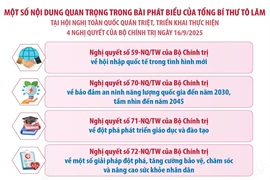 Tinh thần xuyên suốt của 4 Nghị quyết 59, 70, 71, 72