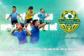 Giải Bóng đá Nhi đồng cúp Báo Thanh Hoá lần thứ III - năm 2024 khởi tranh từ ngày 6/7