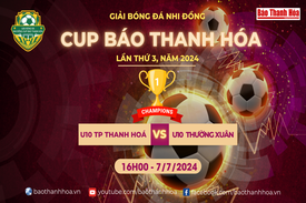 [TRỰC TIẾP] U10 TP Thanh Hoá – U10 Thường Xuân|Giải bóng đá Nhi đồng Cup Báo Thanh Hóa lần thứ 3 - năm 2024
