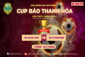 [TRỰC TIẾP] U8 Quan Sơn – U8 TG Nghi Sơn|Giải bóng đá Nhi đồng Cup Báo Thanh Hóa lần thứ 3 - năm 2024