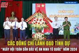 [ Bản tin 18h ] Các đồng chí lãnh đạo tỉnh dự “Ngày hội toàn dân bảo vệ an ninh Tổ quốc” năm 2024