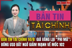 Bản tin Tài chính 14/8: Giá vàng lại “phi mã”; USD bất ngờ giảm mạnh