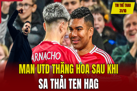 Tin thể thao 31/10: MU thăng hoa sau khi sa thải Ten Hag