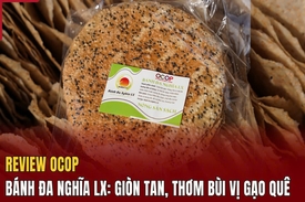 [REVIEW OCOP] Bánh đa  Nghĩa LX: Giòn tan, thơm bùi vị gạo quê