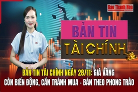 Bản tin Tài chính 28/11: Giá vàng còn biến động, cần tránh mua – bán theo phong trào