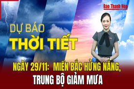 Dự báo thời tiết ngày 29/11: Miền Bắc hửng nắng, Trung bộ giảm mưa