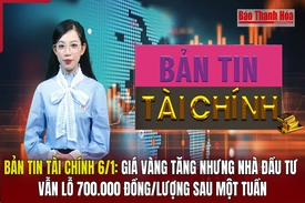 Bản tin Tài chính 6/1: Giá vàng tăng nhưng nhà đầu tư vẫn lỗ 700.000 đồng/lượng sau một tuần