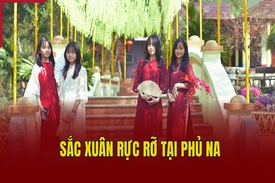 Sắc xuân rực rỡ tại Phủ Na