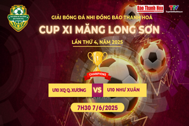 [TRỰC TIẾP] U10 Quảng Xương - U10 Như Xuân