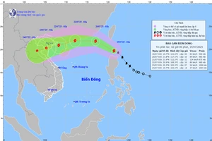 Dự báo sáng mai (20/7) bão Wipha đi vào Biển Đông, trở thành cơn bão số 3