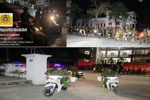 Tuần tra đêm giữ gìn an ninh, trật tự bảo vệ cuộc sống bình yên cho Nhân dân