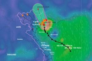 Áp thấp nhiệt đới đi vào đất liền, Thanh Hóa có mưa to nhiều nơi
