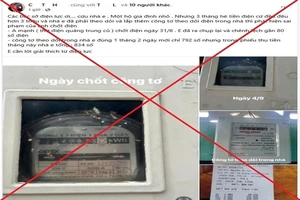 Công an làm việc với người đăng thông tin không chính xác về ngành điện lên mạng xã hội