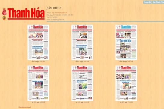 Đọc Báo in Báo Thanh Hóa trên Internet