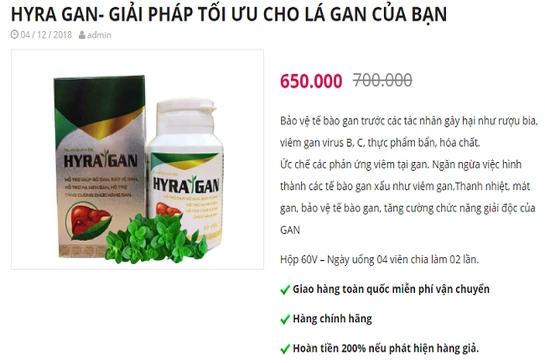 Cục An toàn thực phẩm - Bộ Y tế khuyến cáo nhiều thực phẩm chức năng quảng cáo lừa người tiêu dùng
