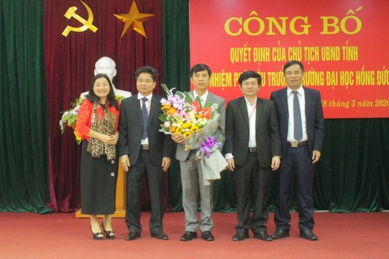 Trường Đại học Hồng Đức có tân Phó Hiệu trưởng