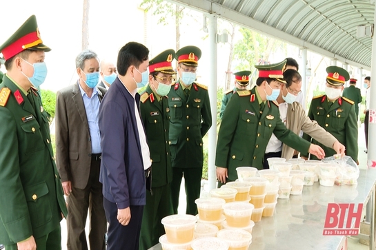 Bộ Tư lệnh Quân khu 4 kiểm tra công tác phòng, chống dịch COVID-19 tại Thanh Hóa