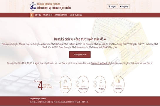 Thanh Hóa thí điểm đổi Giấy phép lái xe trực tuyến