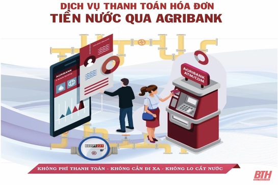 Thanh toán hoá đơn tiền nước qua Agribank