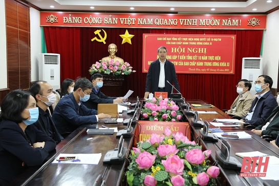 Góp ý kiến tổng kết 10 năm thực hiện Nghị quyết số 19-NQ/TW của Ban Chấp hành Trung ương Đảng khóa XI
