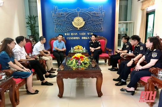 Cục Hải quan Thanh Hóa tiếp xã giao đại diện Tập đoàn Victory tại Việt Nam
