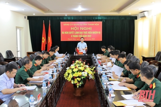 Lực lượng vũ trang Thanh Hóa tiếp tục nỗ lực, phấn đấu giữ vững thành tích dẫn đầu Phong trào thi đua Quyết thắng của Quân khu 4