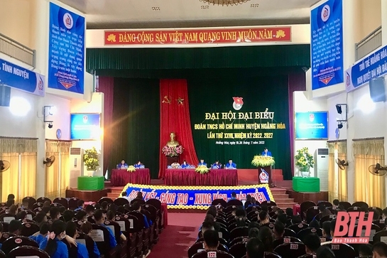 Đại hội đại biểu Đoàn TNCS Hồ Chí Minh huyện Hoằng Hóa lần thứ XXVII nhiệm kỳ 2022-2027