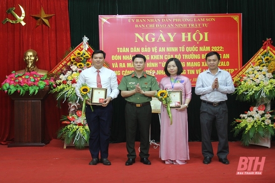Phường Lam Sơn (TP Thanh Hóa) tổ chức Ngày hội toàn dân bảo vệ an ninh Tổ quốc năm 2022