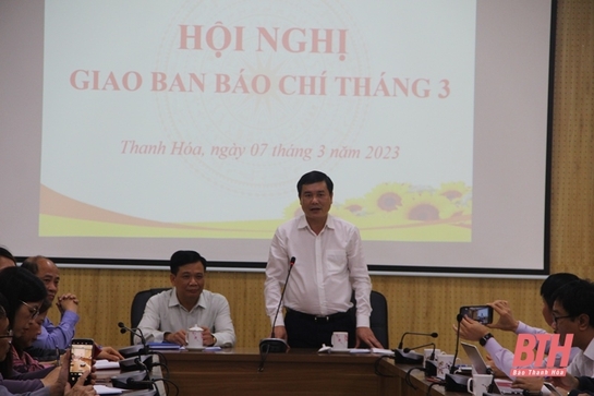 Hội nghị giao ban công tác báo chí tháng 3